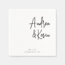 Recherche de fiançailles serviettes Calligraphie