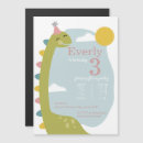 Recherche de préhistoire cartes invitations Dinosaure