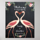 Search for flamingo wedding signs Welcome