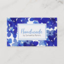 Search for blue hydrangea business cards Modern