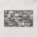 Search for natural stone business cards Brick
