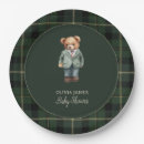 Search for teddy bear baby shower plates Plaid