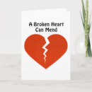 Search for broken heart cards Romance
