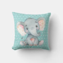 Search for teal and grey pillows Elephant