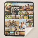 Search for sherpa blankets Photo collage