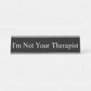 Search for therapist name plates Desk