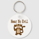 Search for hear no evil keychains Three