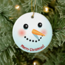 Recherche de bonhomme neige heureux ornements Nez de carotte