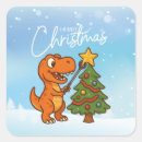 Search for cute christmas dinosaur stickers T rex
