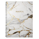 Search for white and gold notebooks Marble