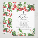 Recherche de rouge cerise invitations Aquarelle