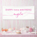 Recherche de 50th birthday banners Typographie