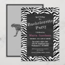 Recherche de zèbre blanc noir invitations Élégant