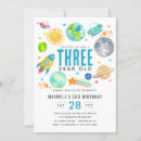 Search for sun and moon birthday invitations Outer space