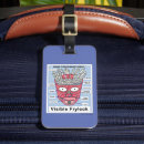Search for cartoon network luggage tags Aqua teen hunger force