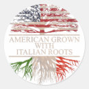 Search for italian americans stickers Italy flag