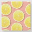 Recherche de tranche citron de dessous de verres Été