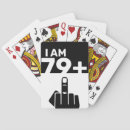Search for 80th birthday playing cards 80 years old