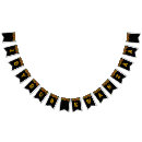 Search for yellow and black bunting flags Celebration