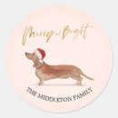 Search for christmas dachshund stickers Puppy