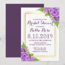 Search for faux gold bridal shower invitations Botanical