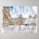 Search for paris travel posters Louvre