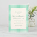 Search for mint bridal shower invitations Vintage