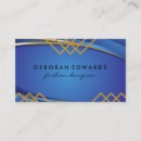 Recherche de arrière plan géométrique cartes visite Bleu