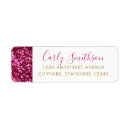 Search for teen birthday return address labels Girly