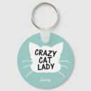 Search for crazy cat lady keychains Pets