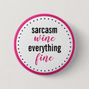 Search for sarcasm buttons Funny