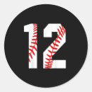 Search for baseball numbers stickers For him