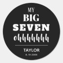 Search for 70th birthday stickers Black and white