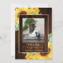 Search for sunflower wedding thank you cards Watercolor