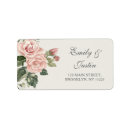 Search for rose garden return address labels Watercolor flowers