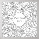 Search for adult coloring posters Black and white