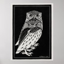 Recherche de illustration hibou posters Vintage
