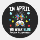 Search for puzzle piece stickers Autism awareness month