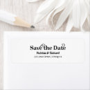 Search for black return address invitations Typography