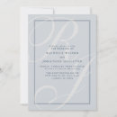 Search for monogram invitations Chic
