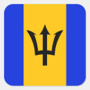 Search for bajan stickers Flag of barbados