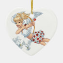 Search for bow and arrow ornaments Cupid