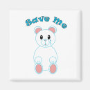 Recherche de ours blanc magnets Faune