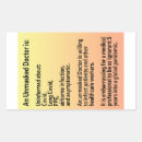 Search for doctors rectangle stickers Healthcare