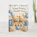 Search for baby boy twins birthday cards Cute