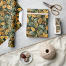 Search for green leaves wrapping paper Autumn