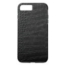 Recherche de cuir crocodile iphone coques Noir