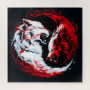 Recherche de loups puzzles Loup noir