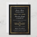 Search for modern art invitations Black