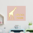 Recherche de girafe rose posters Pour enfants
